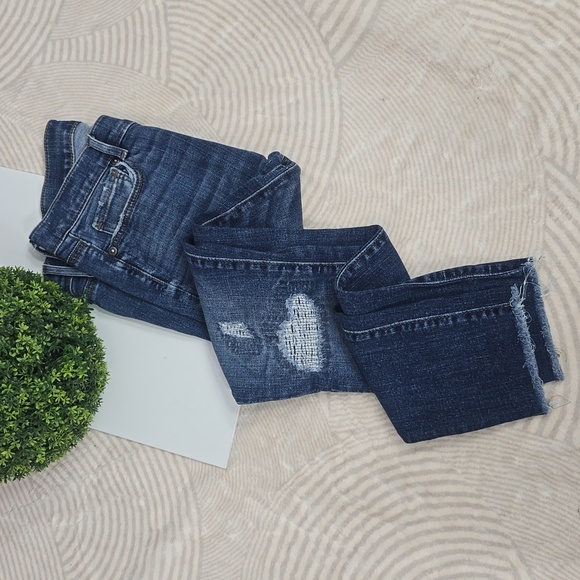 LOFT Modern Skinny Distressed Jeans - 2 - Picture 2 of 14